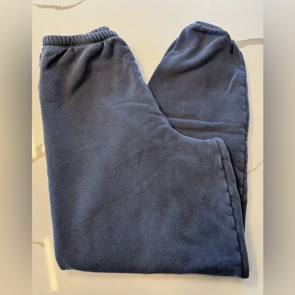 Joah Brown Woman’s Washed Navy French Terry Oversized Jogger- Sz XS/S